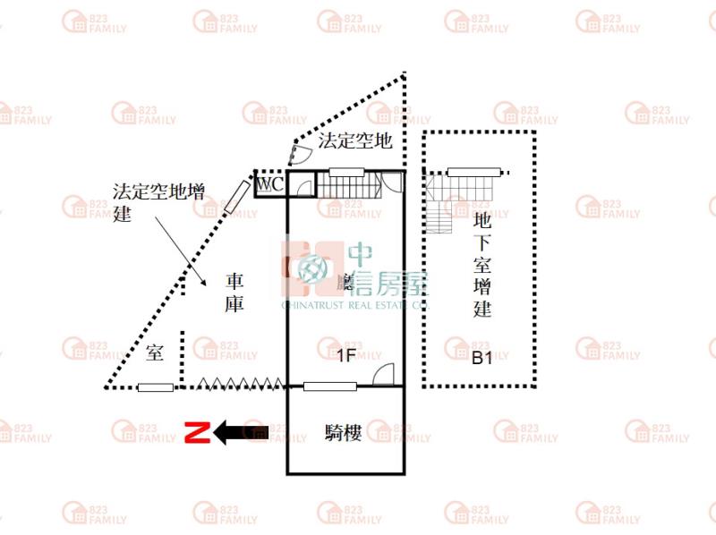 中國醫住三角店房屋室內格局與周邊環境