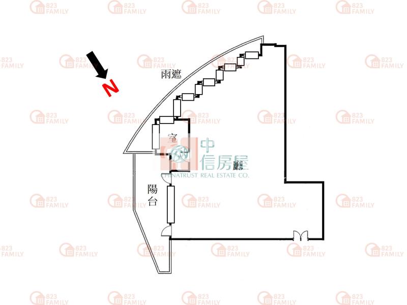 七期商辦地標NTC朝南角間高樓三面採光房屋室內格局與周邊環境