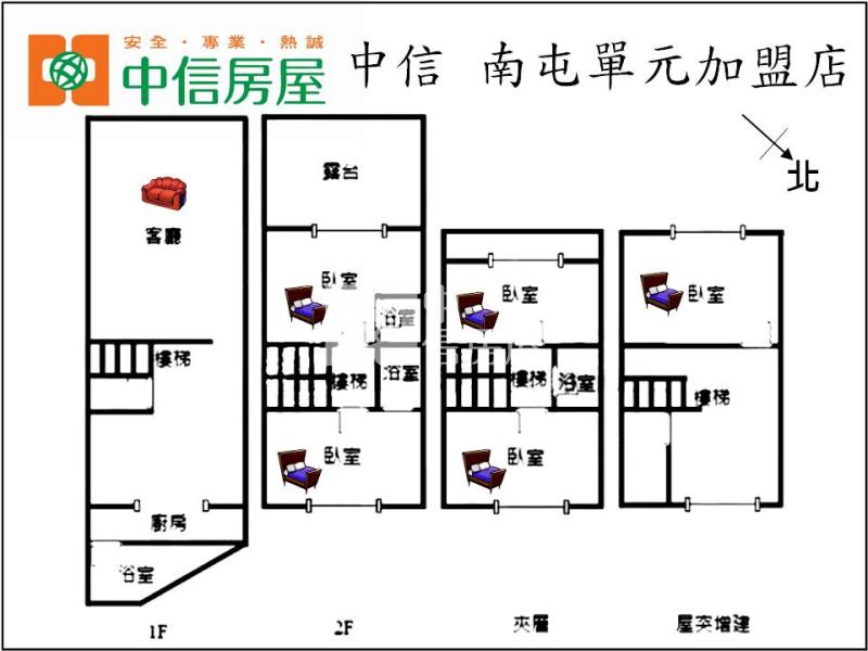 青海漢口商圈裝潢透店房屋室內格局與周邊環境