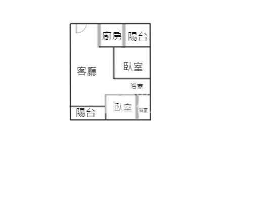 凱三高樓海景2房房屋室內格局與周邊環境