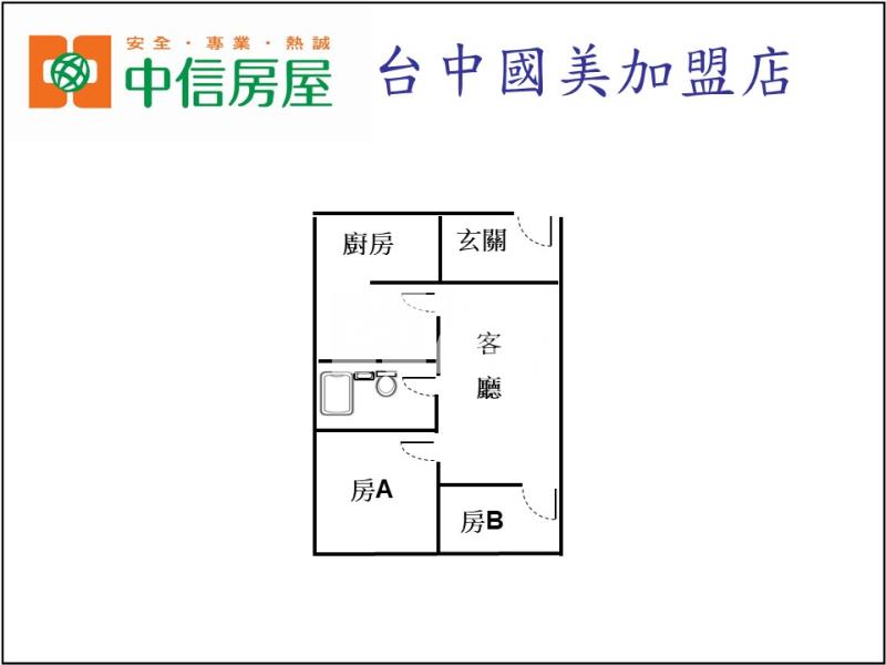 漢口商圈一樓公寓房屋室內格局與周邊環境