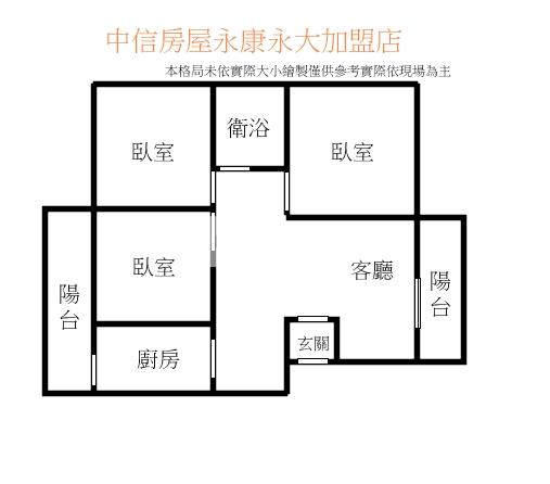 永仁高中溫馨三房健身寓房屋室內格局與周邊環境