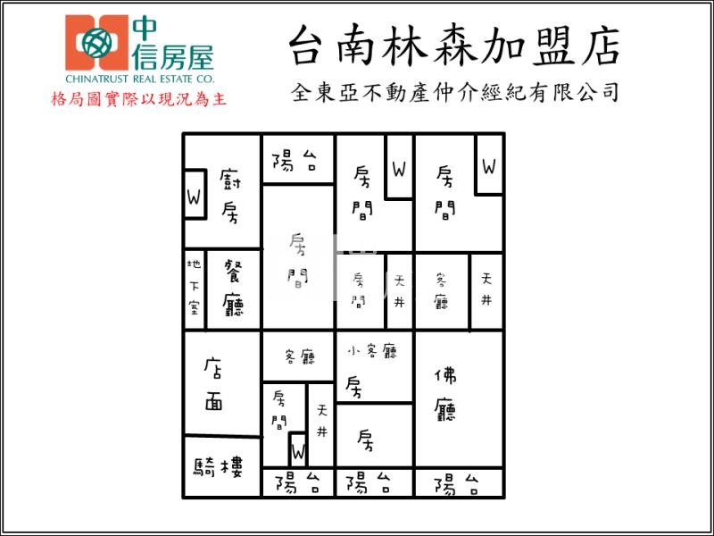 正西門路店面透天房屋室內格局與周邊環境