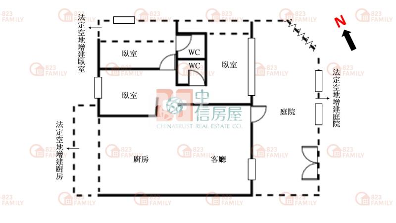 低總價一中角間店面房屋室內格局與周邊環境