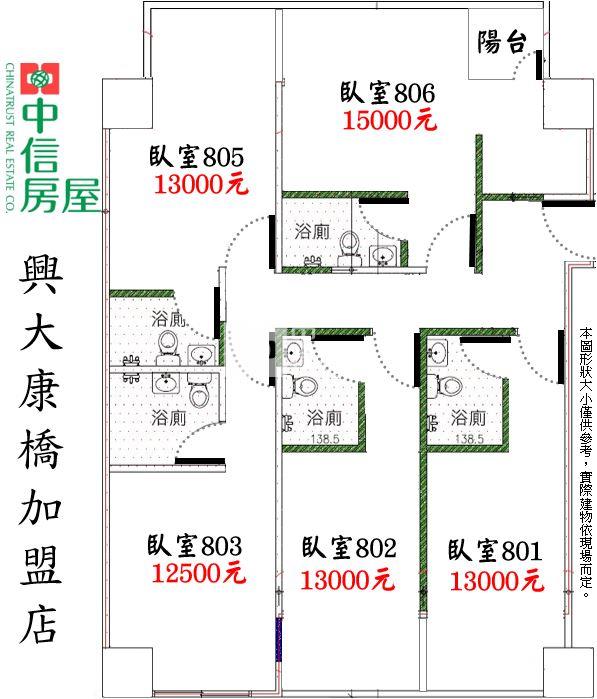 中興大學學府商圈投報5%質感收租五套房屋室內格局與周邊環境