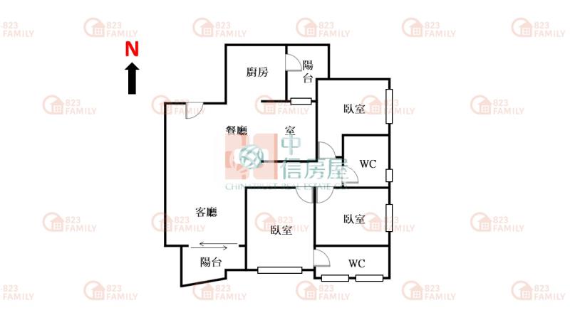 登陽仰峰朝南四房雙車景觀戶房屋室內格局與周邊環境