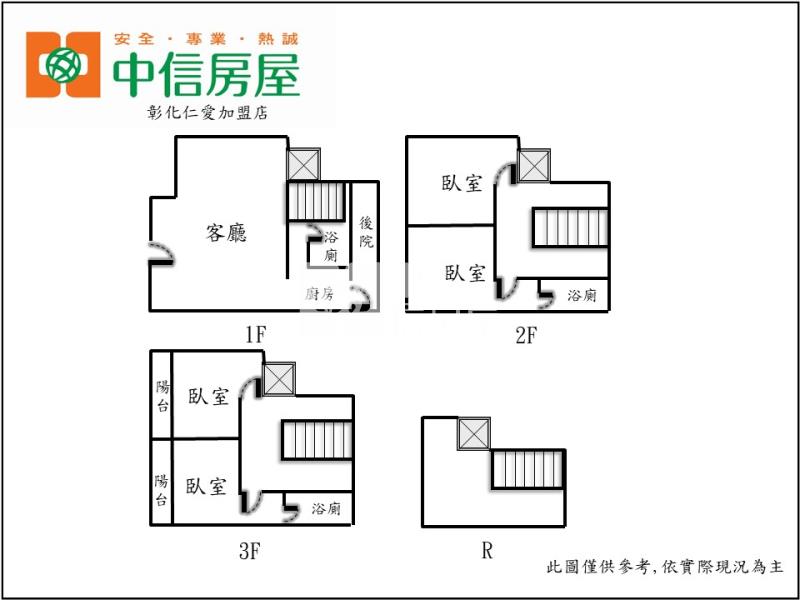 永芳大面寬電梯別墅房屋室內格局與周邊環境