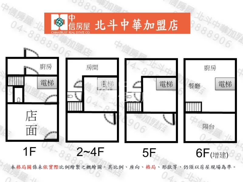北斗斗苑路店面住宅穩定收租↓大降價房屋室內格局與周邊環境