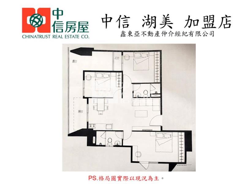 聽心苑3房大平車美居房屋室內格局與周邊環境