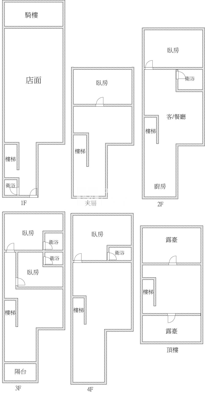 竹南商業區黃金住店房屋室內格局與周邊環境