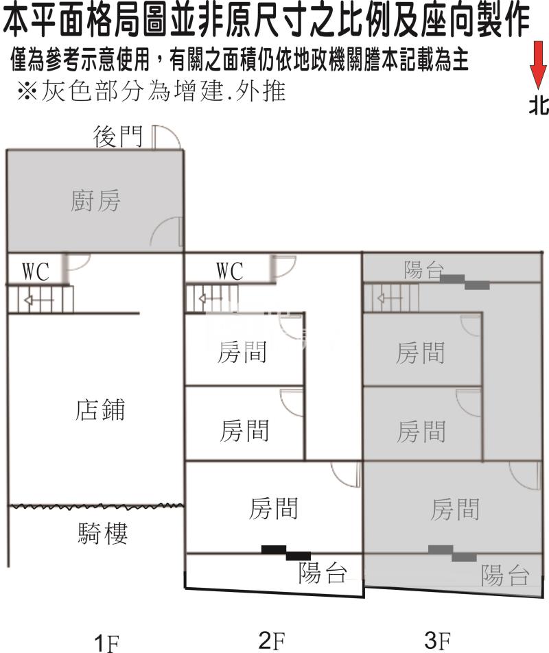 歸仁麥當勞6房店住透天房屋室內格局與周邊環境