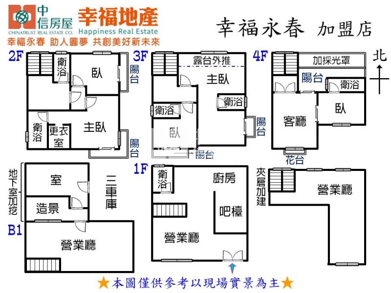 惠文高中美式獨棟大面寬店墅房屋室內格局與周邊環境