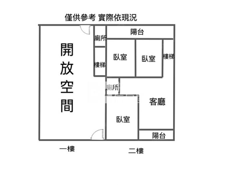 山仔頂整新大面寬店住房屋室內格局與周邊環境