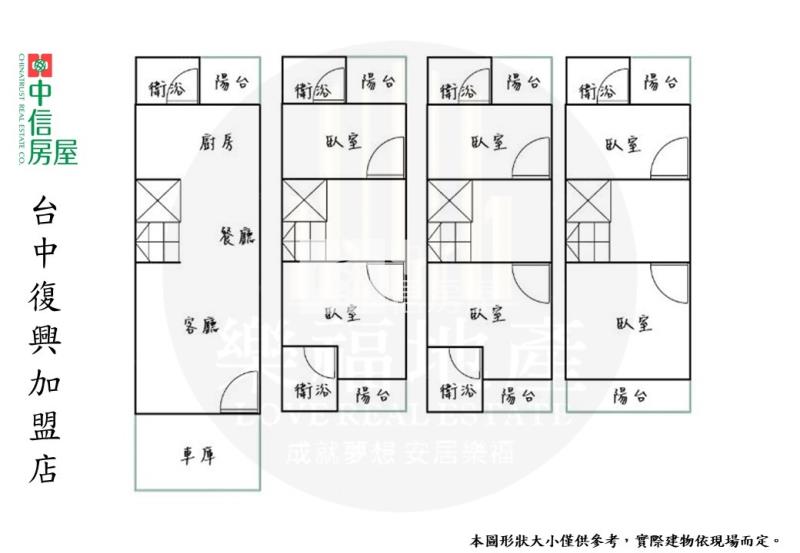 烏日全新雙車電梯別墅A房屋室內格局與周邊環境