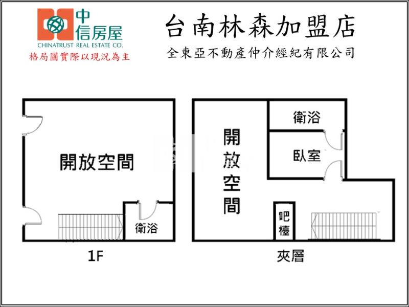 安平新悅城大面寬黃金店住房屋室內格局與周邊環境