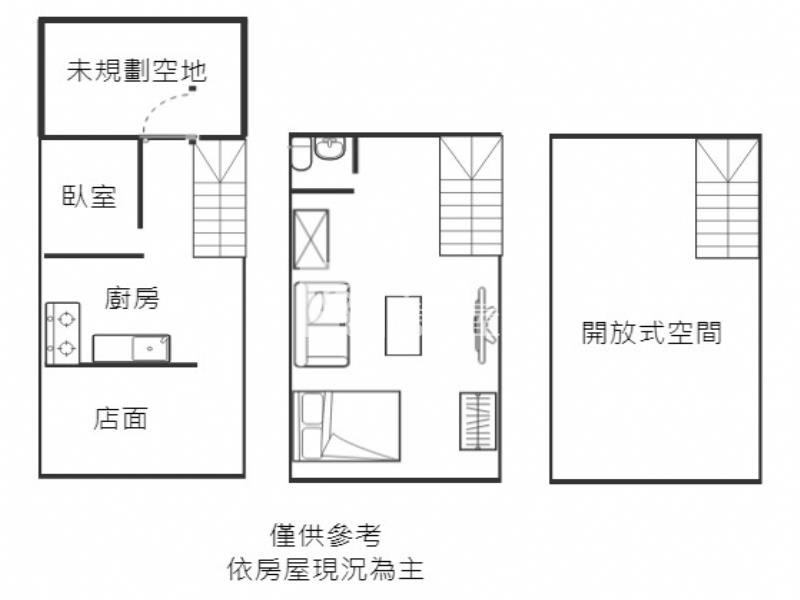 竹北臨路大地坪住店(稀有乙工)房屋室內格局與周邊環境