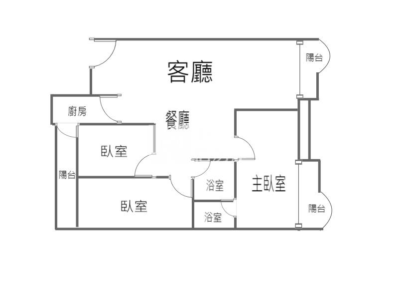 【安家】龍安青天花園四改三房(車位輪抽)房屋室內格局與周邊環境