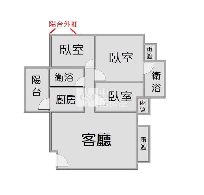 幸福森林三房平車房屋室內格局與周邊環境