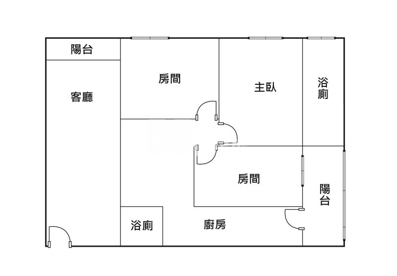 勝美讚朝南全新三房平車房屋室內格局與周邊環境