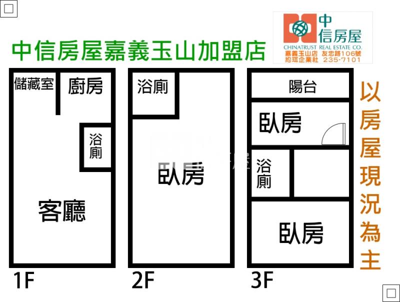 博愛國小旁店住★實境空拍在中信嘉義玉山店房屋室內格局與周邊環境