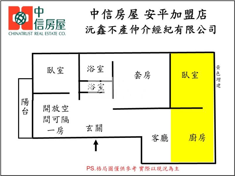 武聖夜市3房整新車寓房屋室內格局與周邊環境