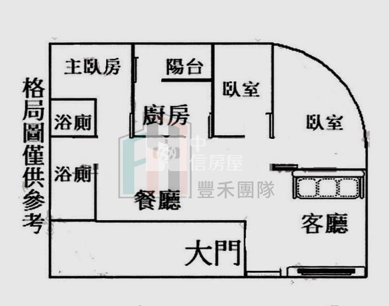 【豐禾】楊梅星巴克精緻美三房房屋室內格局與周邊環境