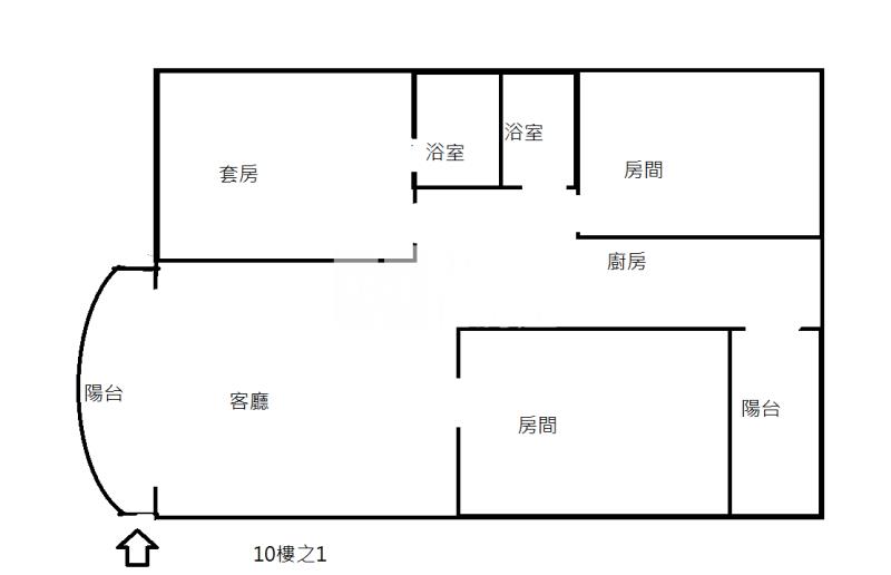 內埔眺望山景華廈房屋室內格局與周邊環境