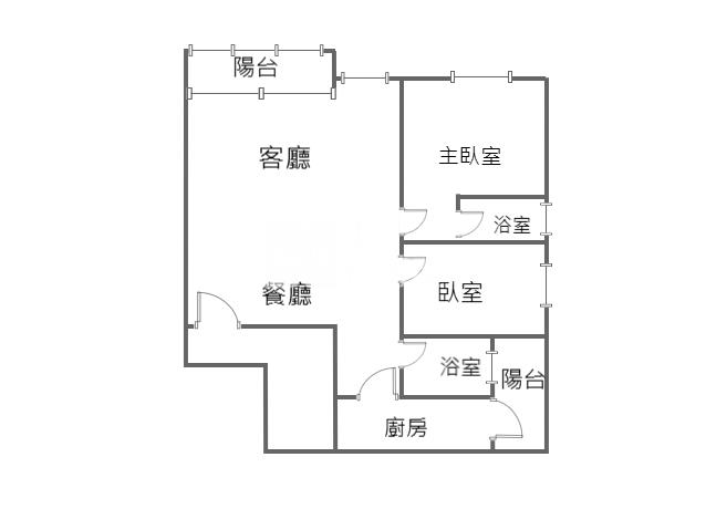 陽光故鄉二房房屋室內格局與周邊環境