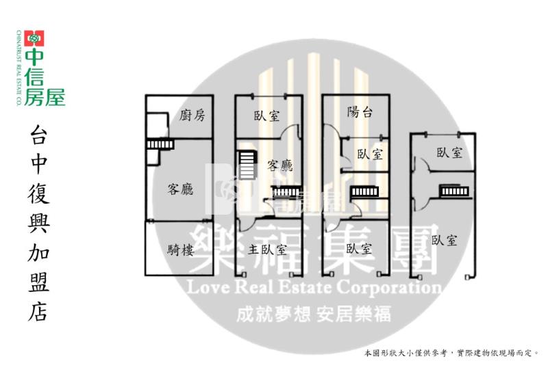 太平中興商圈旁全新整理透天房屋室內格局與周邊環境