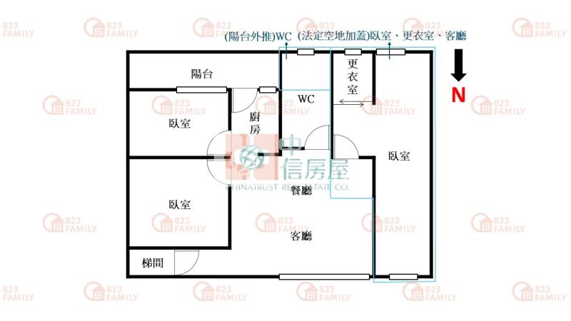 益民路低總價三房房屋室內格局與周邊環境