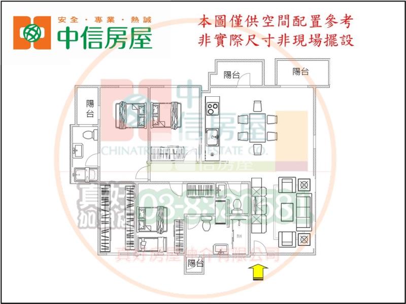 慶豐七腳川溪畔全套房電梯景觀華廈房屋室內格局與周邊環境