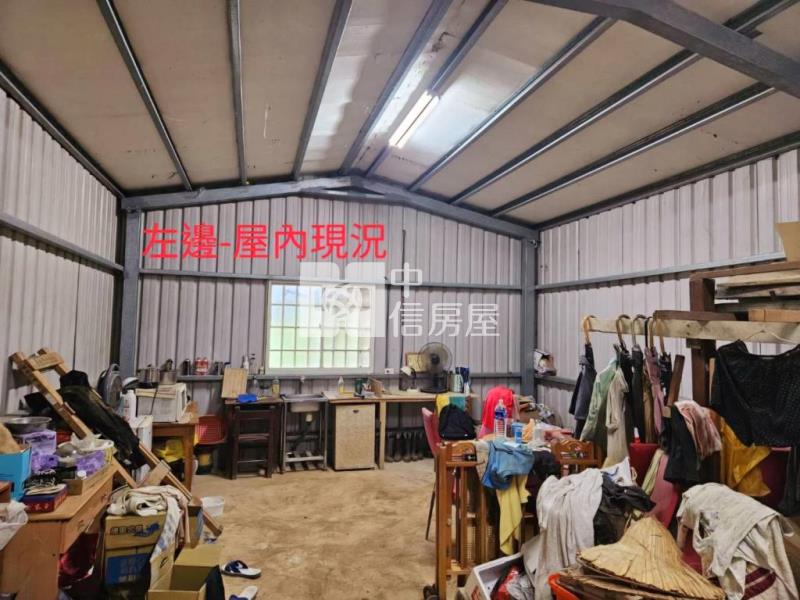 過嶺休閒農地附資材室房屋室內格局與周邊環境