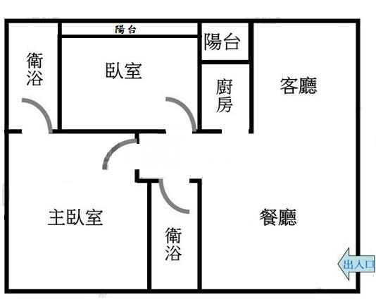 觀音工業區旁二房房屋室內格局與周邊環境