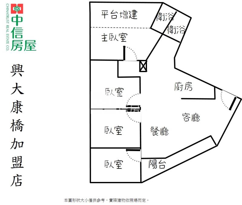 一中商圈中國醫一層一戶大四房平車房屋室內格局與周邊環境