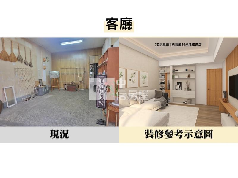 科博館10米活路透店房屋室內格局與周邊環境