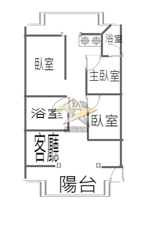 【星鑽】內壢高中旁3房前後陽台房屋室內格局與周邊環境