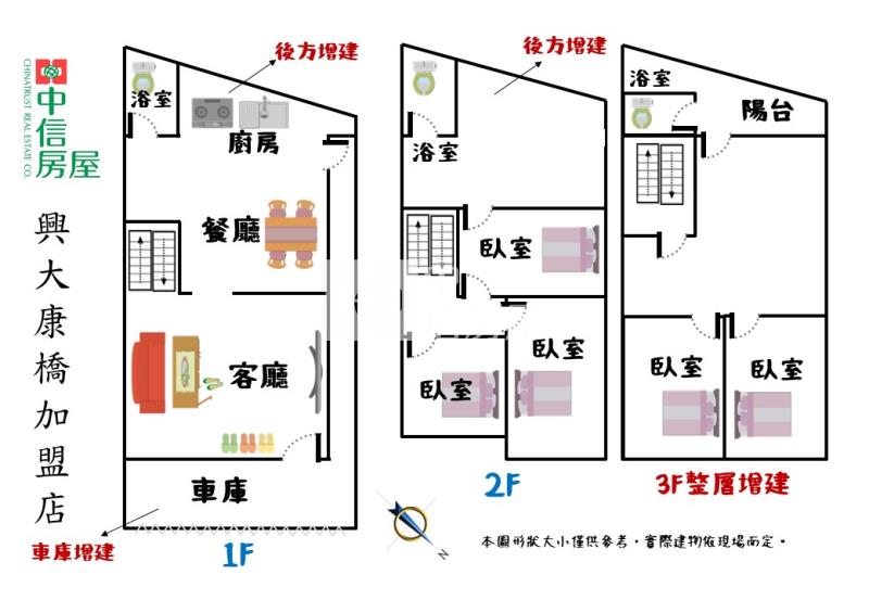 東平國小7米大面寬三面採光6米活路有側院透天房屋室內格局與周邊環境