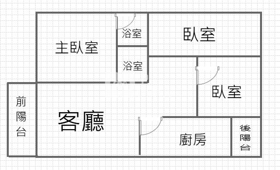 大園A16橫山捷運站三房房屋室內格局與周邊環境