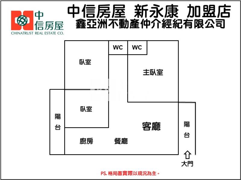 永康砲校商圈全新整修3房平車寓房屋室內格局與周邊環境