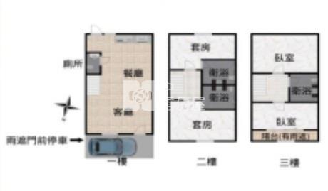 平鎮山仔頂整新透天房屋室內格局與周邊環境