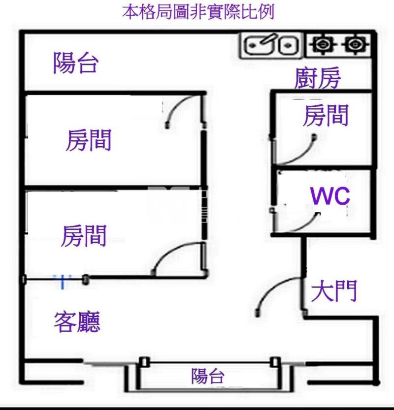 桃園力行市場旁健身公寓房屋室內格局與周邊環境