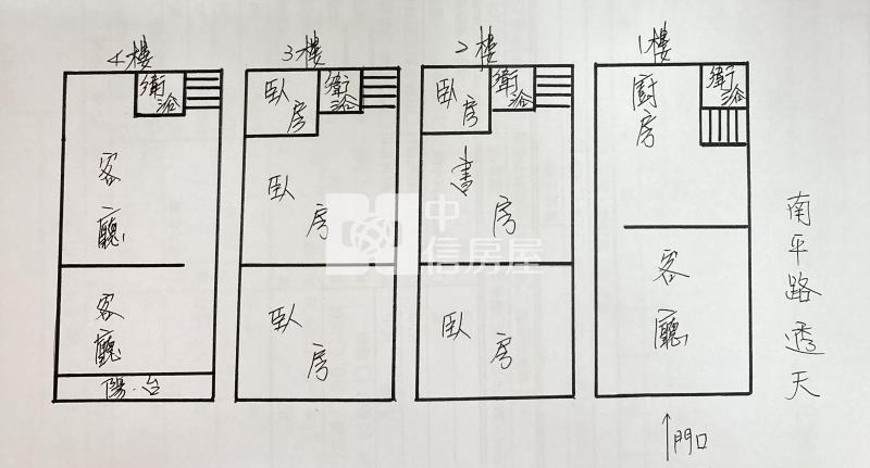 南平路透天房屋室內格局與周邊環境