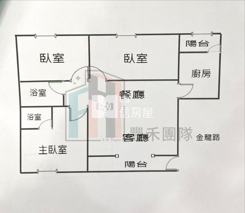 【豐禾】龍潭交流道美寓3房車房屋室內格局與周邊環境