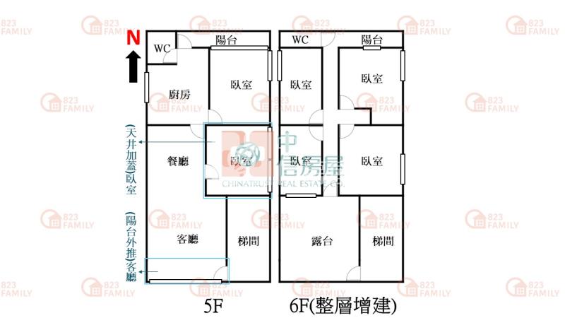 北區5+6公寓房屋室內格局與周邊環境