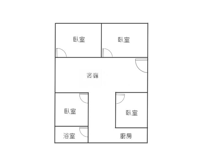 礁溪湯圍溝旁三樓四房美寓房屋室內格局與周邊環境