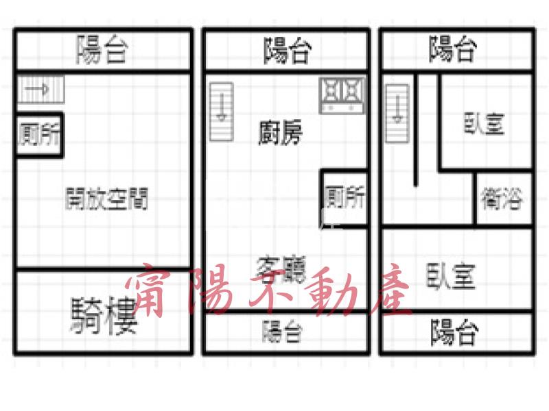 東方大學三角窗收租店住房屋室內格局與周邊環境