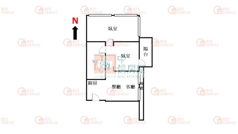 中醫商圈超精緻兩房車位房屋室內格局與周邊環境