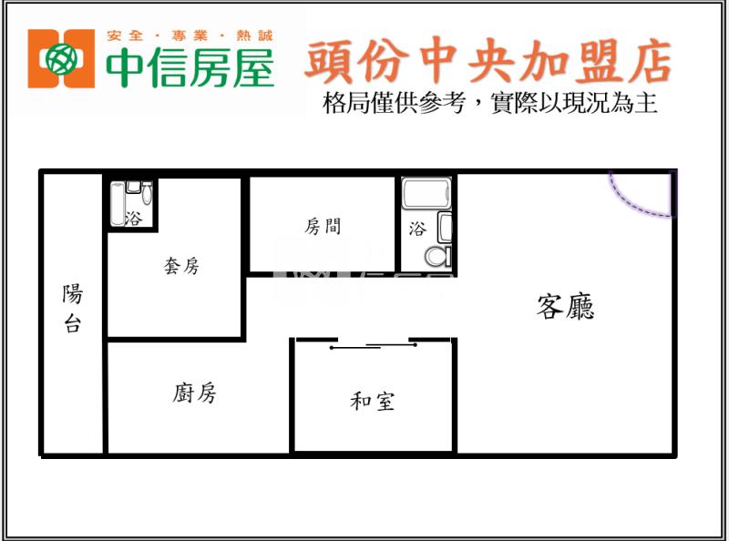 交流道大地坪美寓房屋室內格局與周邊環境