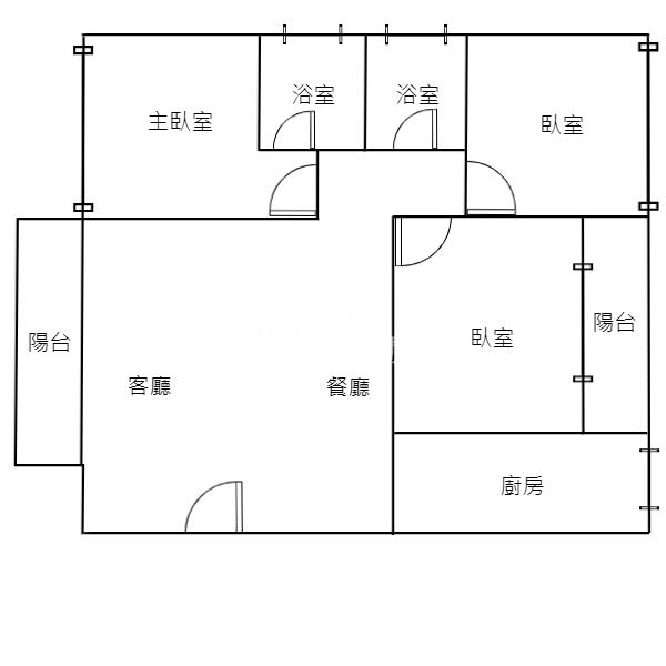 近埔心車站~景觀美三房，採光佳房屋室內格局與周邊環境