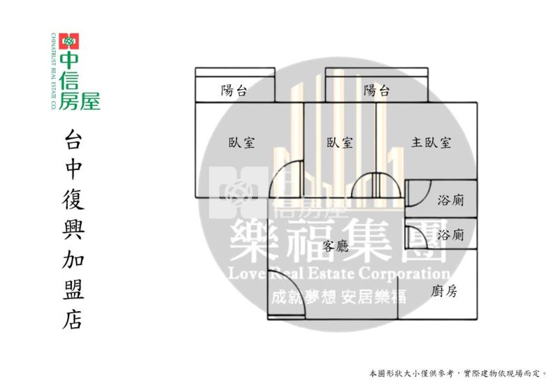 (鼎高新象)大里軟園旁3房平車美廈房屋室內格局與周邊環境